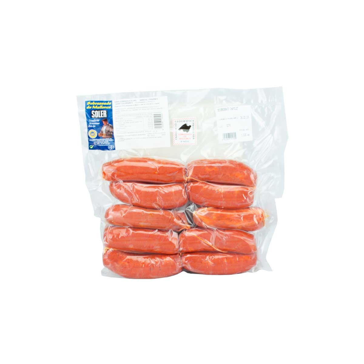 Sobrasada de Mallorca sarta dulce 1,3 Kg Soler Sobrasada Soler