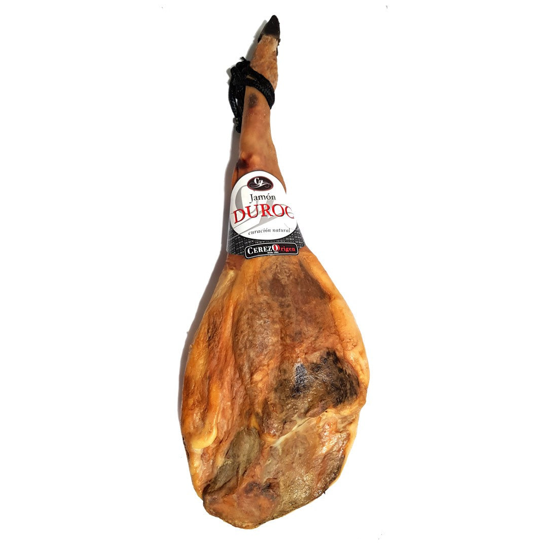 Jamón Serrano Duroc curación natural Origen