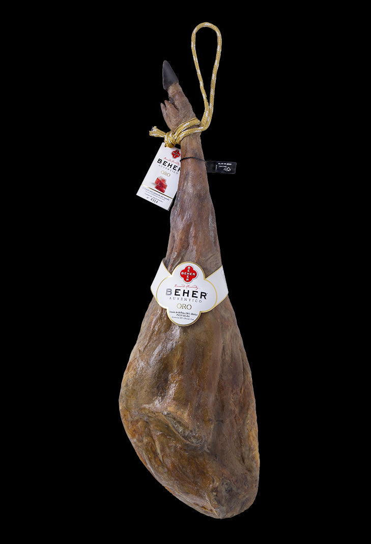 Jamón Beher 100% Ibérico Bellota Oro Jamón Ibérico de Bellota Jamones Beher de Guijuelo