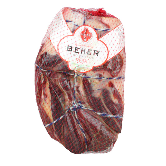 100% Iberische Cebo de Campo Schouder Beher rood label