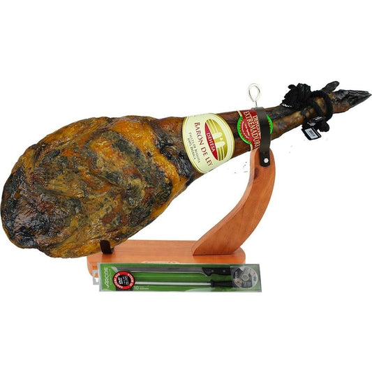 Paleta de Bellota 100% Ibérica con jamonero y cuchillo D.O. Dehesa de Extremadura Barón de Ley Barón de Ley