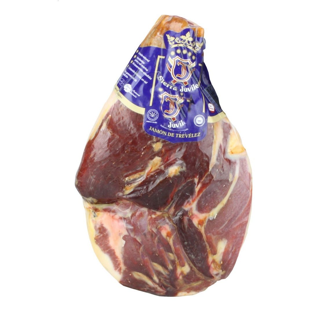 Jamón de Trevélez deshuesado Serrano Gran Reserva etiqueta Azul Jamones de Juviles