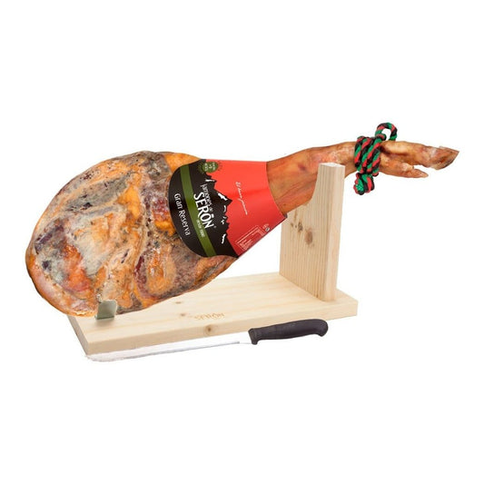 Paleta Serrana Gran Reserva Serón + Jamonero + Cuchillo Jamones de Serón