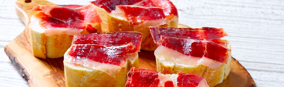 Køb iberiske skinker med agern på nettet